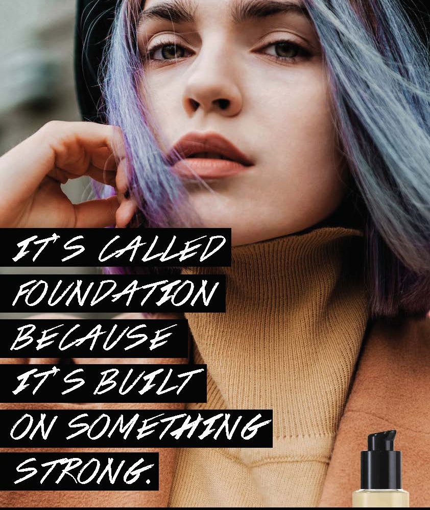 BareMinerals | It's called foundation because it's build on something strong.