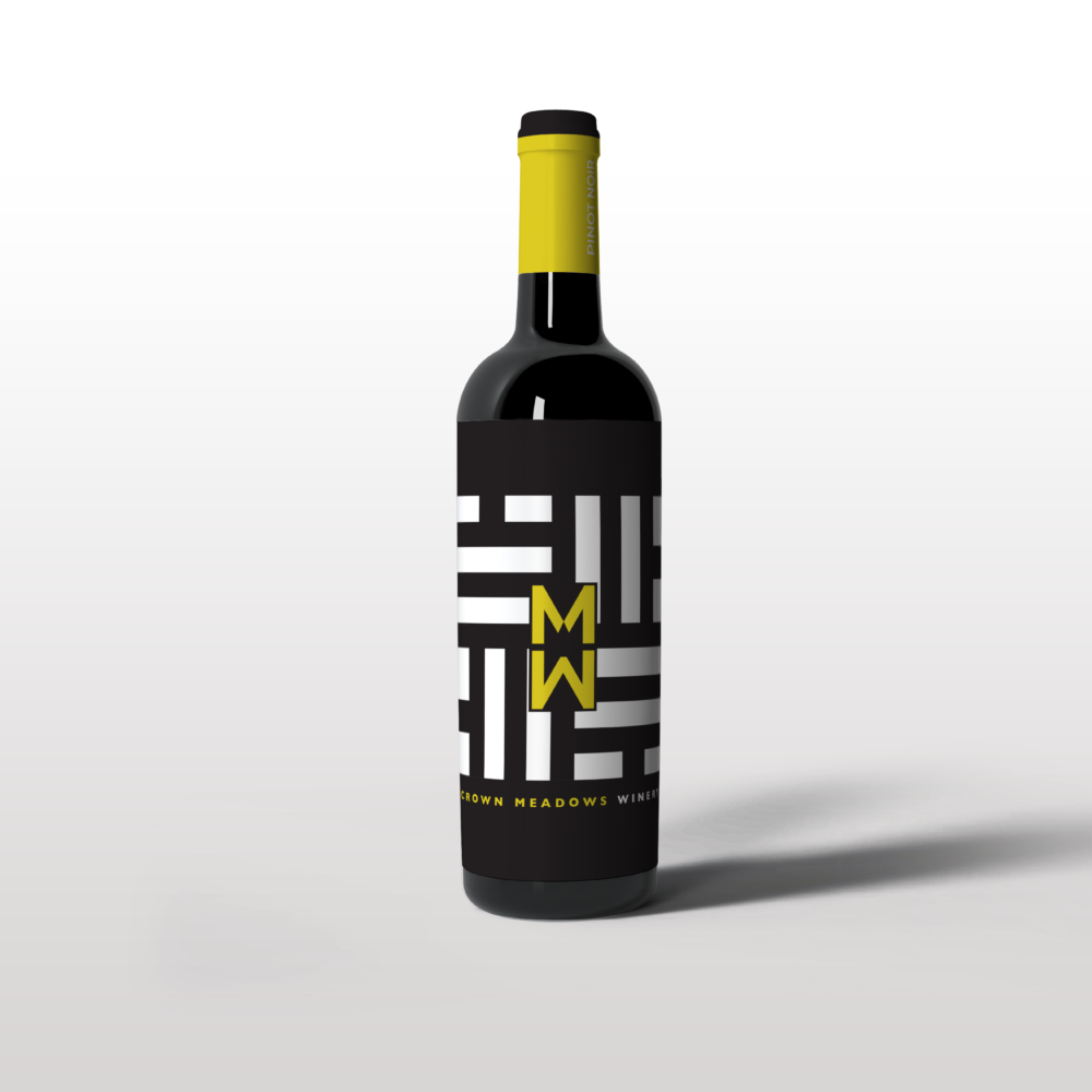 Bottle 1 - Crown Meadow Winery Packaging