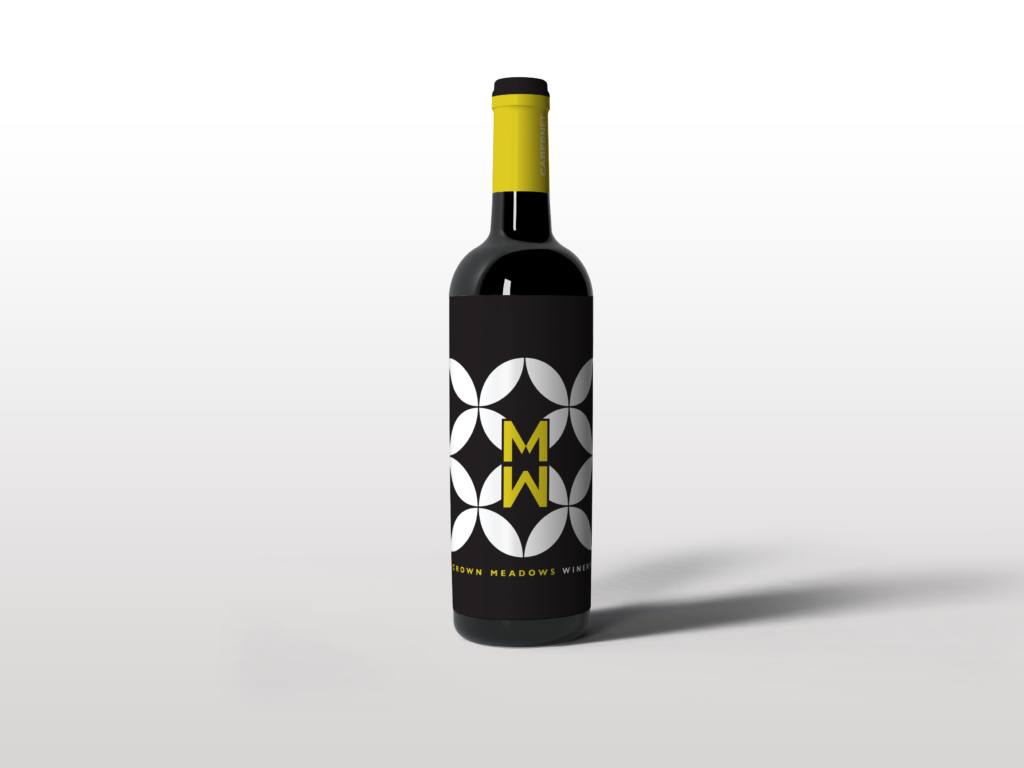 Bottle 2 - Crown Meadow Winery Packaging