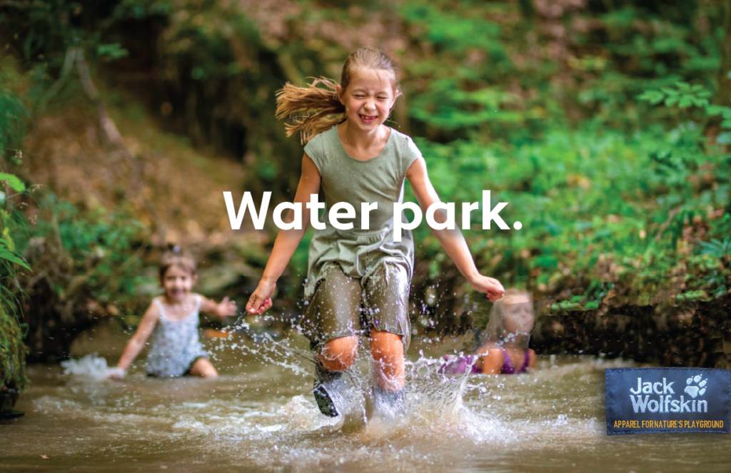 Water park. - Jack Wolfskin - Apparel for Nature's Playground